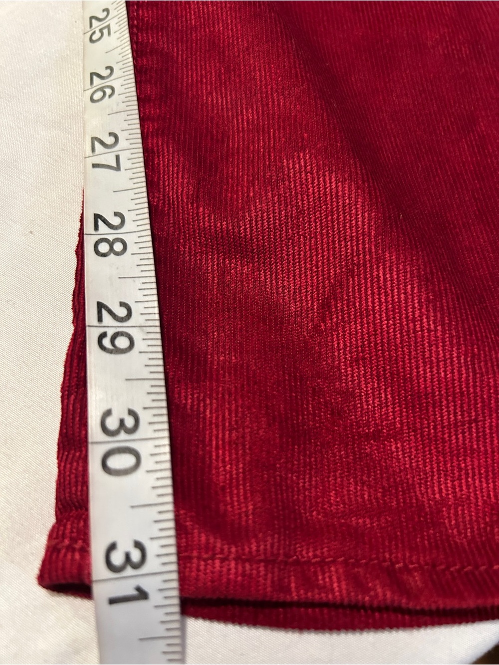 Rock & Republic Red Corduroy Pants Size 4M Berlin Fit - Picture 13 of 15